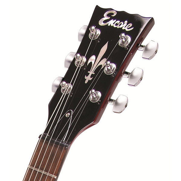 ENCORE EBP-E69BLK Cherry Red Electric Guitar Package Starter Pack Electric Guitar Bundle