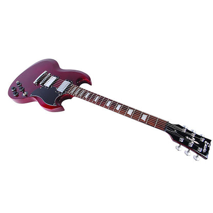 ENCORE EBP-E69BLK Cherry Red Electric Guitar Package Starter Pack Electric Guitar Bundle