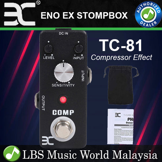 Eno Music TC-81 Compressor Guitar Effect Processor Pedal (TC81)