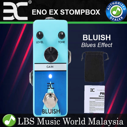 Eno Music Bluish Blues Overdrive Guitar Effect Processor Pedal