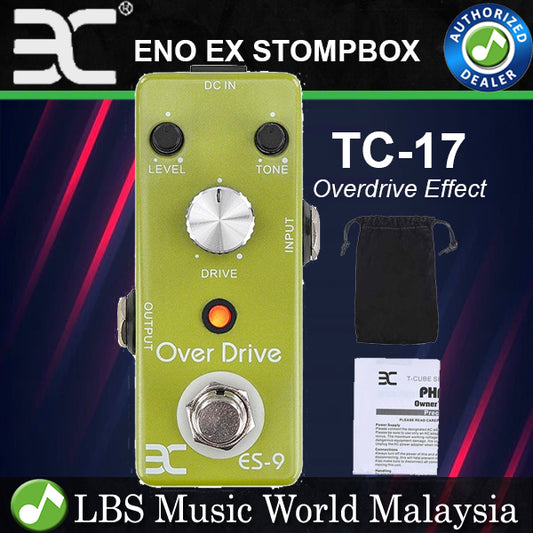 Eno Music TC-17 Overdrive Guitar Effect Processor Pedal (TC17)