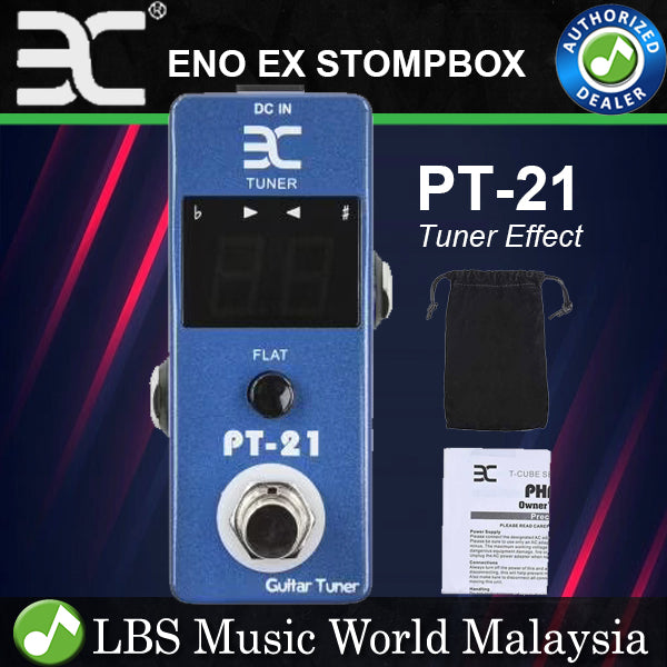 Eno Music PT-21 Tuner Guitar Effect Processor Pedal (PT21)