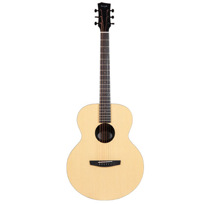 Enya EM-X0 36 Inch Parlour European Spruce Top Acoustic Guitar with Gig Bag (EM X0)