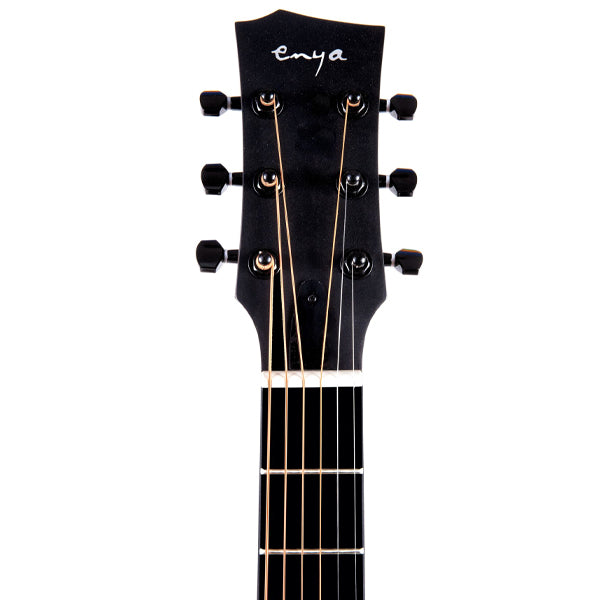 Enya EM-X0 36 Inch Parlour European Spruce Top Acoustic Guitar with Gig Bag (EM X0)