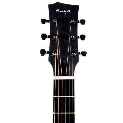 Enya EM-X0 36 Inch Parlour European Spruce Top Acoustic Guitar with Gig Bag (EM X0)