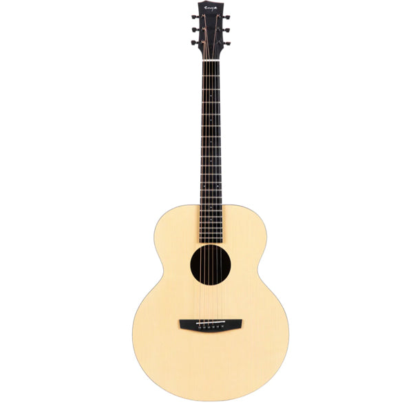 Enya EM-X0 EQ 36 Inch Parlour European Spruce Top Acoustic Electric Guitar with Gig Bag (EM X0)