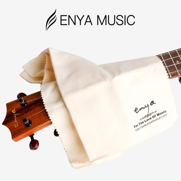 Enya CQB-01 Polish and Cleaning Cloth for Guitar, Violin, Piano Wood Musical Instrument - 1 Piece