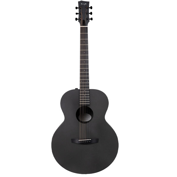 Enya EA-X0 EQ 41 Inch Transacoustic Grand Auditorium Europe Spruce Top Acoustic Electric Guitar with Gig Bag (EA X0)
