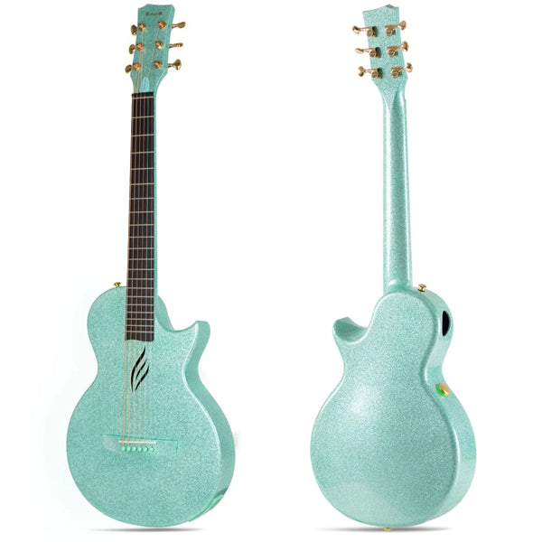 Enya Nova Go Blink SP1 Sparkle 35 Inch Carbon Fiber Acoustic Electric Guitar with Gig Bag