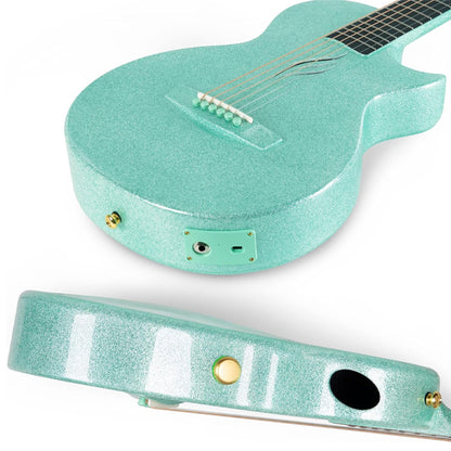 Enya Nova Go Blink SP1 Sparkle 35 Inch Carbon Fiber Acoustic Electric Guitar with Gig Bag