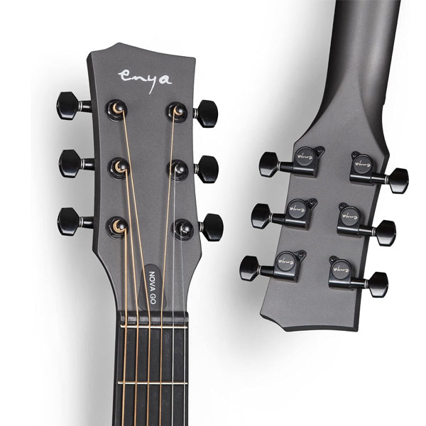 Enya Nova Go & Nova Go SP1 35 Inch Carbon Fiber and Polycarbonate Acoustic Guitar with Gig Bag