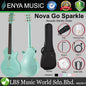Enya Nova Go Blink SP1 Sparkle 35 Inch Carbon Fiber Acoustic Electric Guitar with Gig Bag