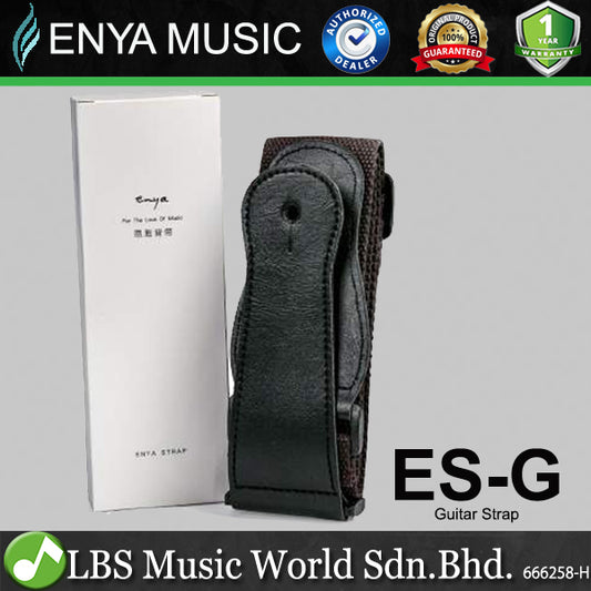 Enya ES-G Cotton Guitar Strap - Black