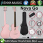 Enya Nova Go & Nova Go SP1 35 Inch Carbon Fiber and Polycarbonate Acoustic Guitar with Gig Bag
