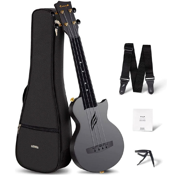 Enya Nova U Mini 21 Inch Carbon Fiber Soprano Ukulele with Case