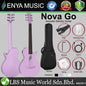 Enya Nova Go & Nova Go SP1 35 Inch Carbon Fiber and Polycarbonate Acoustic Guitar with Gig Bag