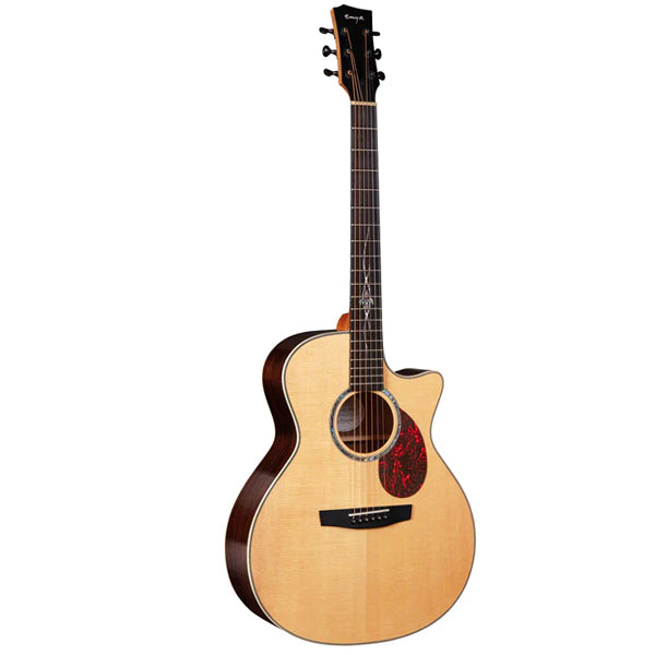 Enya EGA-Q1 Pro 41 Inch Solid Sitka Spruce Top Rosewood Back and Side Acoustic Electric Guitar (EGA Q1)