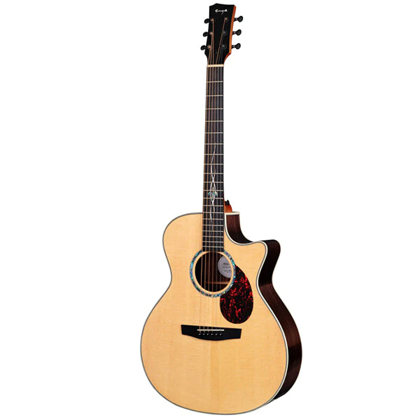 Enya EGA-Q1 Pro 41 Inch Solid Sitka Spruce Top Rosewood Back and Side Acoustic Electric Guitar (EGA Q1)