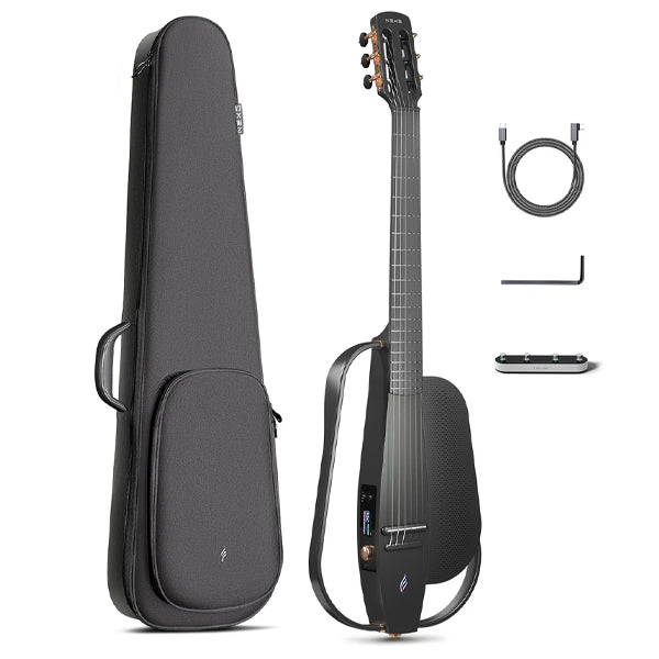 Enya NEXG 2N 38 Inch Carbon Fiber Nylon Classical Guitar Built in Preamp and Sound Card with Case