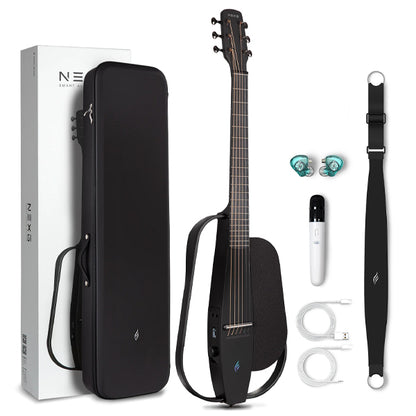 Enya NEXG 38 Inch Acoustic Electric Carbon Fiber Audio Guitar with Built in Bluetooth Speaker