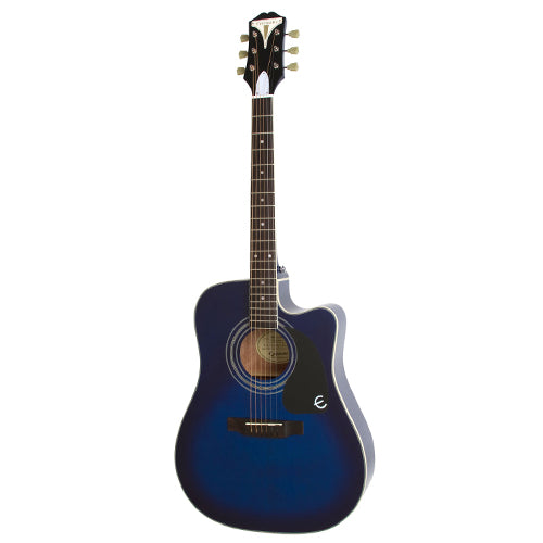 Epiphone PRO-1 ULTRA Solid Top Acoustic Electric Guitar Cutaway Blueburst (PRO 1 ULTRA)