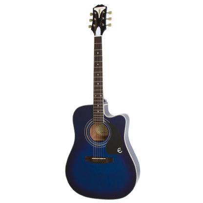 Epiphone PRO-1 ULTRA Solid Top Acoustic Electric Guitar Cutaway Blueburst (PRO 1 ULTRA)