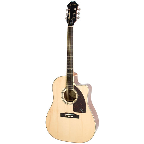 Epiphone AJ-220SCE Solid Top Acoustic Electric Guitar With Built in Pickup Natural (AJ220S AJ200SCE)
