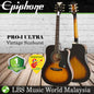 Epiphone PRO-1 ULTRA Solid Top Acoustic Electric Guitar Cutaway Vintage Sunburst (PRO 1 ULTRA)