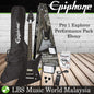 Epiphone Pro-1 Explorer Performance Pack Electric Guitar with Amp Package Pro 1 (Ebony Black)