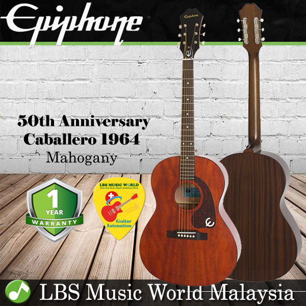 Epiphone Limited Edition 50th Anniversary 1964 Caballero Acoustic Electric Guitar Mahogany