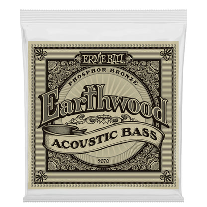 Ernie Ball 2070 Earthwood Phosphor Bronze Acoustic Bass Guitar Strings (45-95)