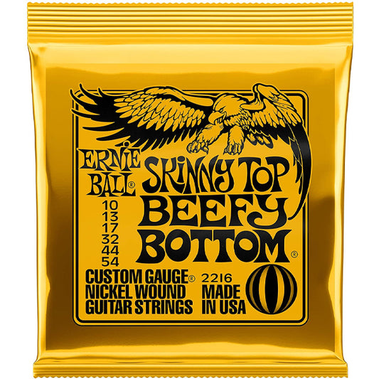 Ernie Ball 2216 Skinny Top Beefy Bottom Slinky Nickle Wound Electric Guitar Strings (10-54)