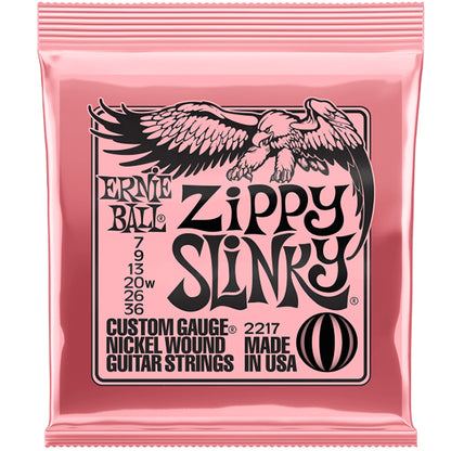 Ernie Ball 2217 Zippy Slinky Nickle Wound Electric Guitar Strings (07-36)
