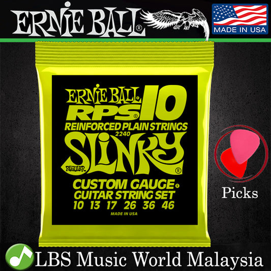 Ernie Ball 2240 RPS Regular Slinky Nickel Wound Electric Guitar String (10-46)