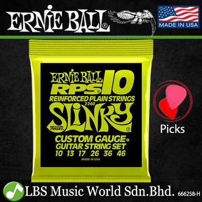 Ernie Ball 2240 RPS Regular Slinky Nickel Wound Electric Guitar String (10-46)