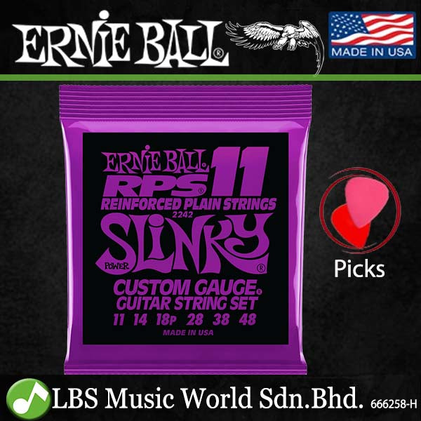 Ernie Ball 2240 RPS Regular Slinky Nickel Wound Electric Guitar String (10-46)