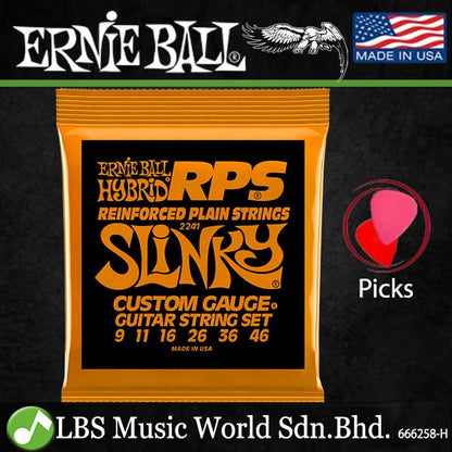 Ernie Ball 2240 RPS Regular Slinky Nickel Wound Electric Guitar String (10-46)