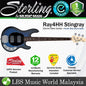 Sterling by Ernie Ball Music Man Stingray Ray4HH Bass Guitar- Pacific Blue Burst Satin (RAY4HH-PBBS)