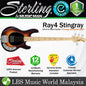 Sterling by Ernie Ball Music Man Ray4 Stingray Bass Guitar- Vintage Sunburst Satin (Ray4-VSBS)