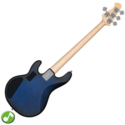 Sterling by Ernie Ball Music Man Stingray Ray4HH Bass Guitar- Pacific Blue Burst Satin (RAY4HH-PBBS)