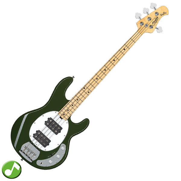 [Discontinued] Sterling by Ernie Ball Music Man Stingray Ray4HH Bass Guitar- Olive (RAY4HH-OLV)