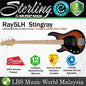 Sterling by Ernie Ball Music Man Stingray Ray5 Lefthanded Electric Bass Guitar- Vintage Sunburst Satin (RAY5LH-VSBS)