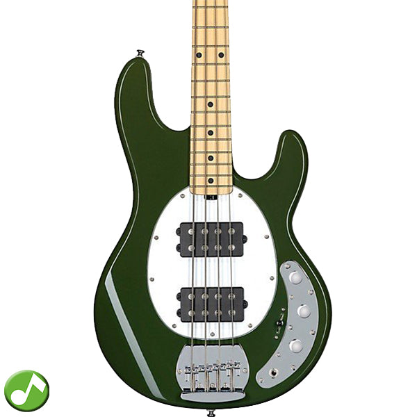 [Discontinued] Sterling by Ernie Ball Music Man Stingray Ray4HH Bass Guitar- Olive (RAY4HH-OLV)