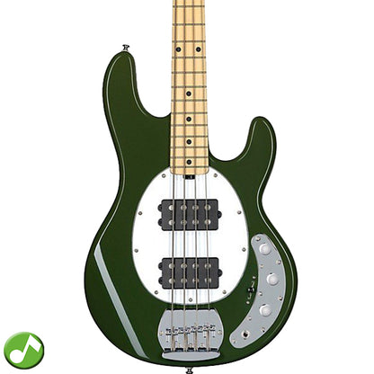 [Discontinued] Sterling by Ernie Ball Music Man Stingray Ray4HH Bass Guitar- Olive (RAY4HH-OLV)