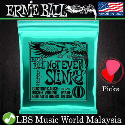 Ernie Ball 2626 Not Even Slinky Nickel Wound Electric Guitar String (12-56)