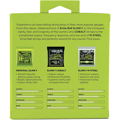 Ernie Ball 3331 Regular Slinky Electric Guitar String Tone Pack Nickel , Cobalt & M Steel (10-46)