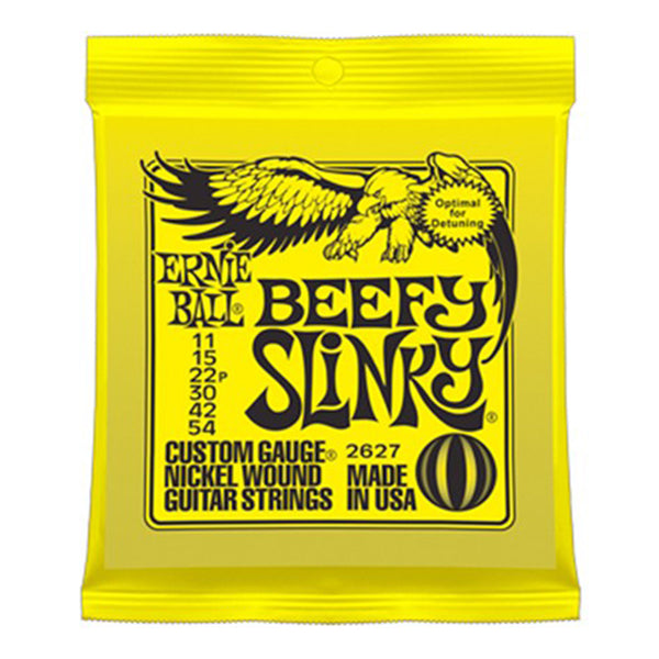 Ernie Ball 2627 Beefy Slinky Nickel Wound Electric Guitar String (11-54)