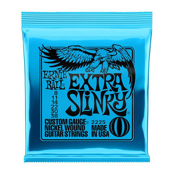 Ernie Ball 2225 Extra Slinky Nickel Wound Electric Guitar String (08-38)