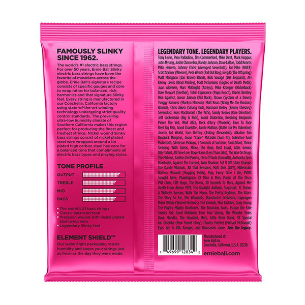 Ernie Ball 2834 Super Slinky Nickel Wound Electric Bass Guitar String (45-100)