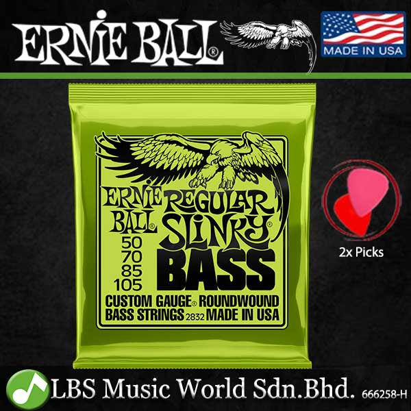 Ernie Ball 2833 Hybrid Slinky Nickel Wound Electric Bass Guitar String (45-105)